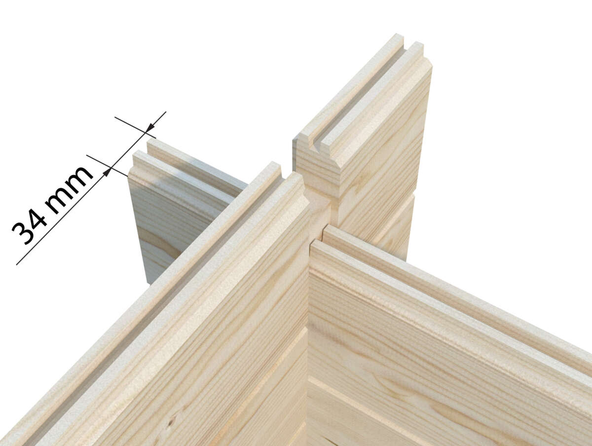 Palmako Lotta gjestehytte 13,9 m2