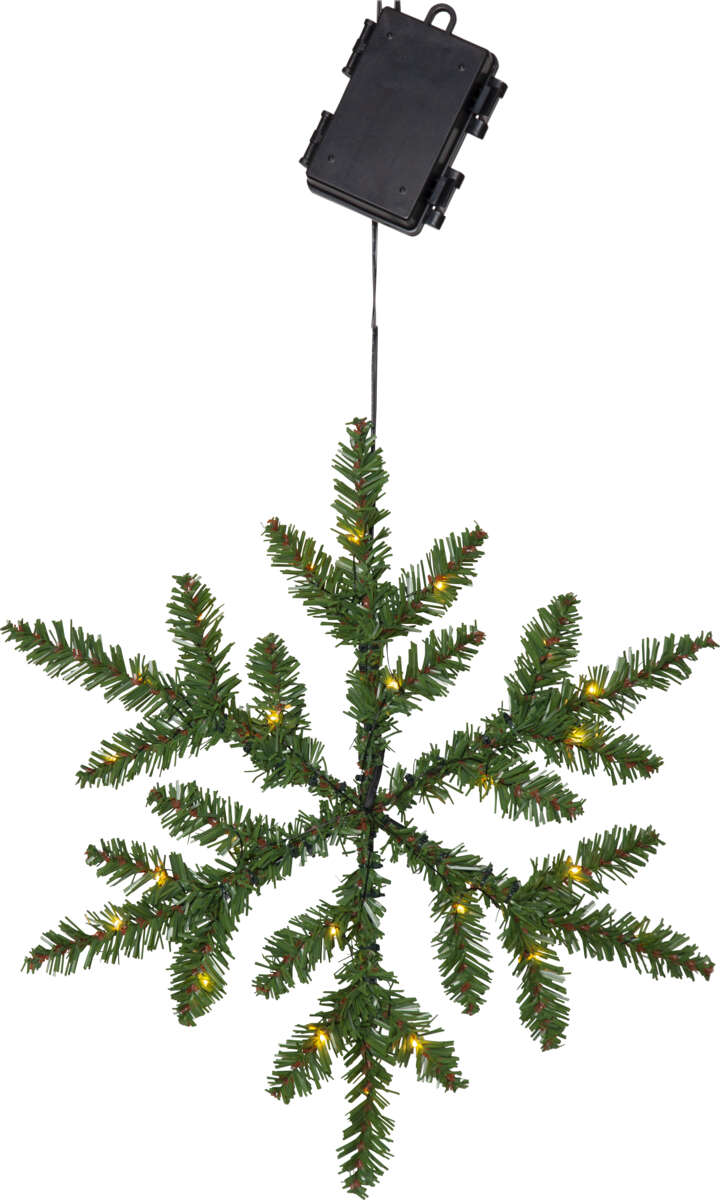 Snowflake LED-lys utendørs adventsstjerne