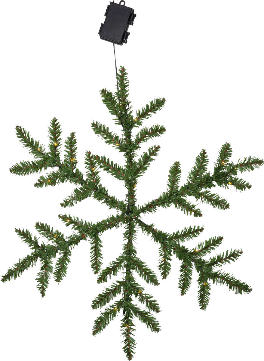 Snowflake LED-lys utendørs adventsstjerne