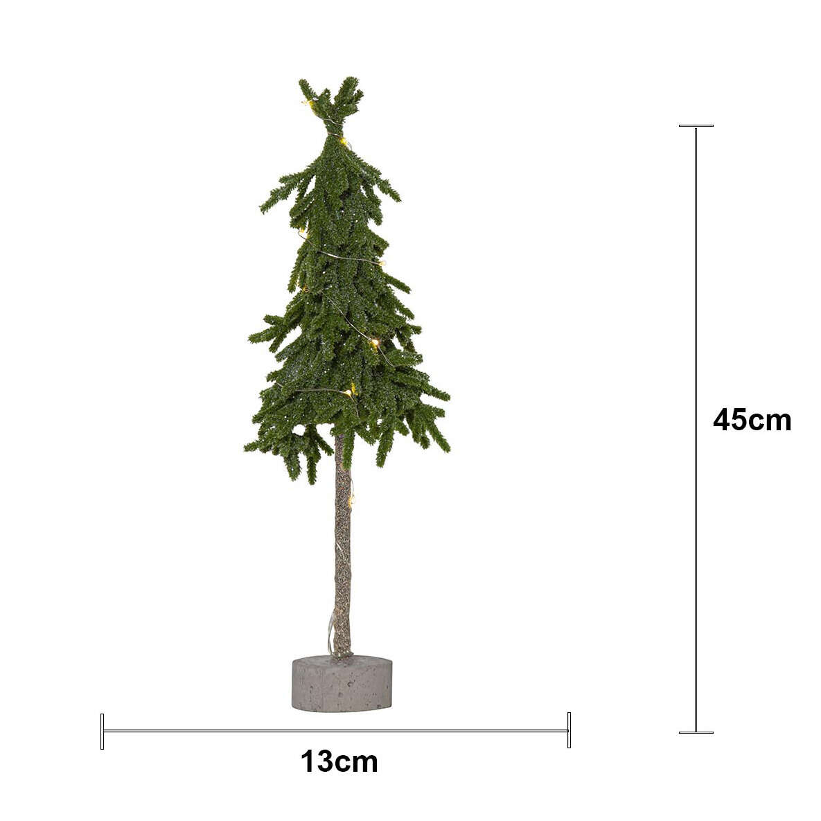 Lummer LED-lys juletre