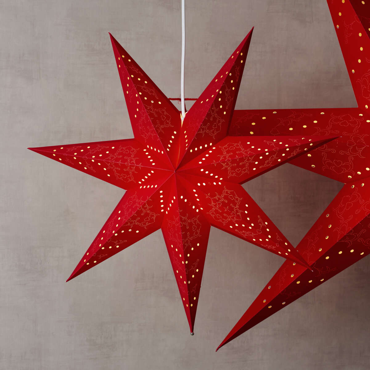 Sensy LED-lys papir 54 cm julestjerne