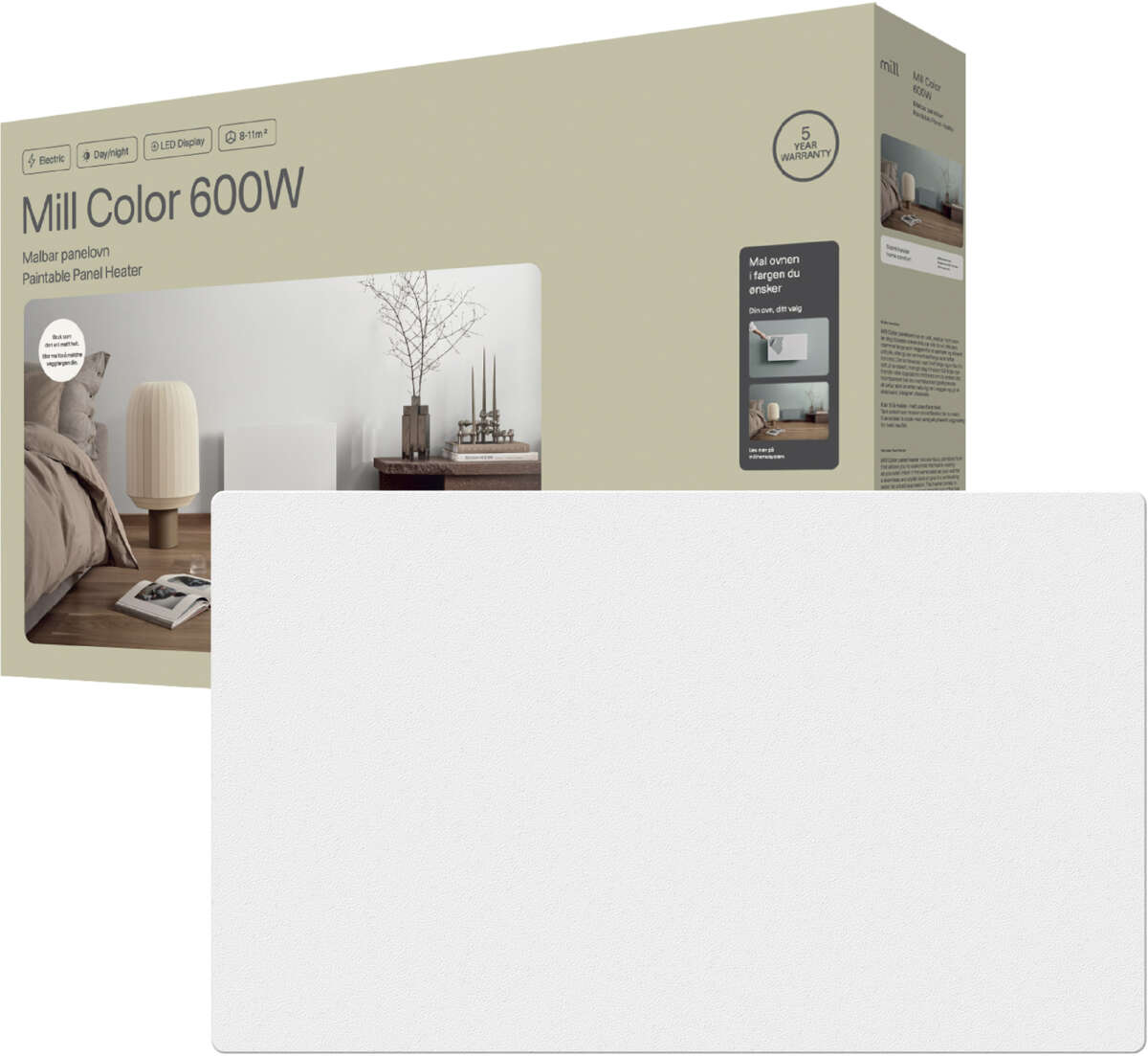 Mill Color malbar panelovn 600W