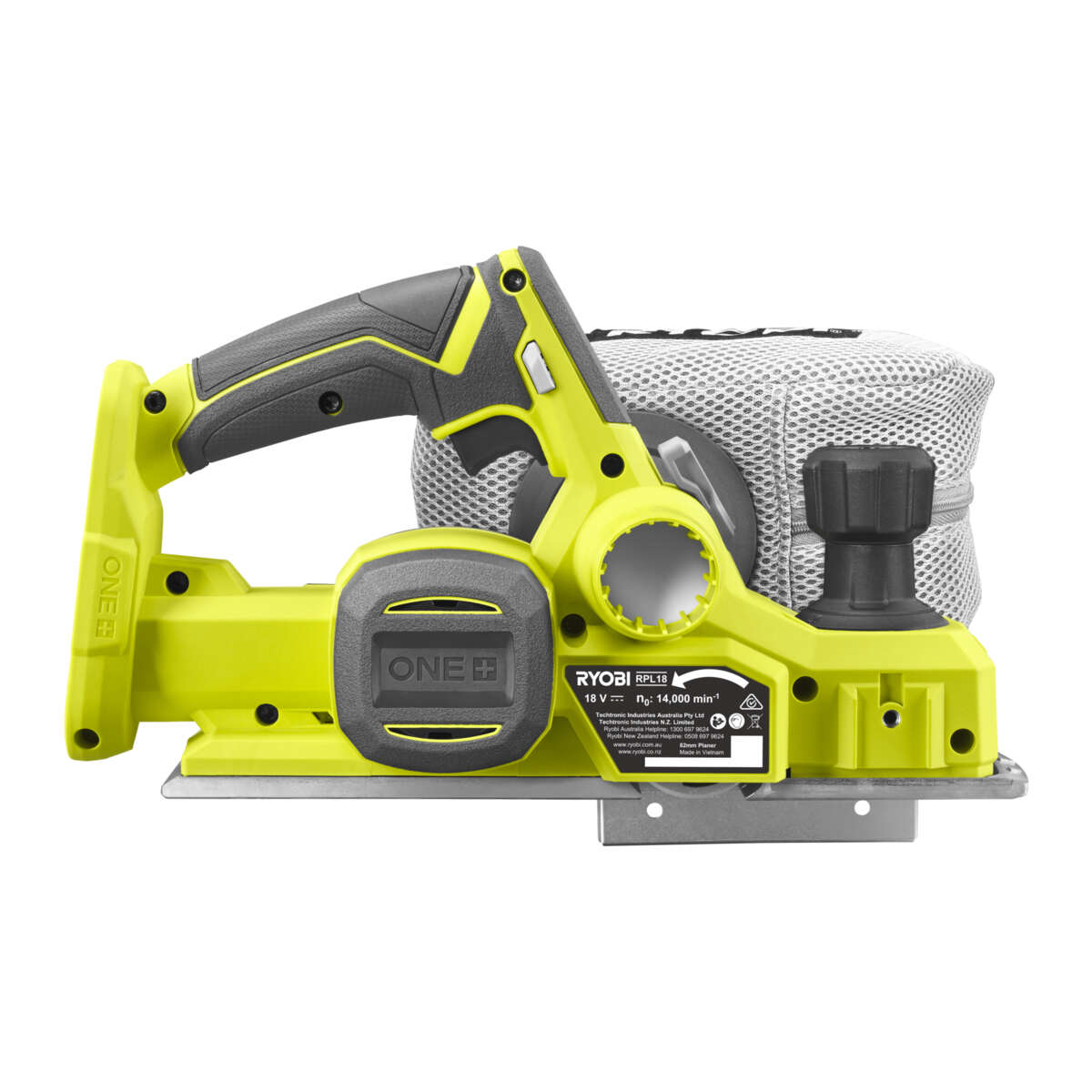 Ryobi RPL18-0 høvel 18V ONE+ u/batteri