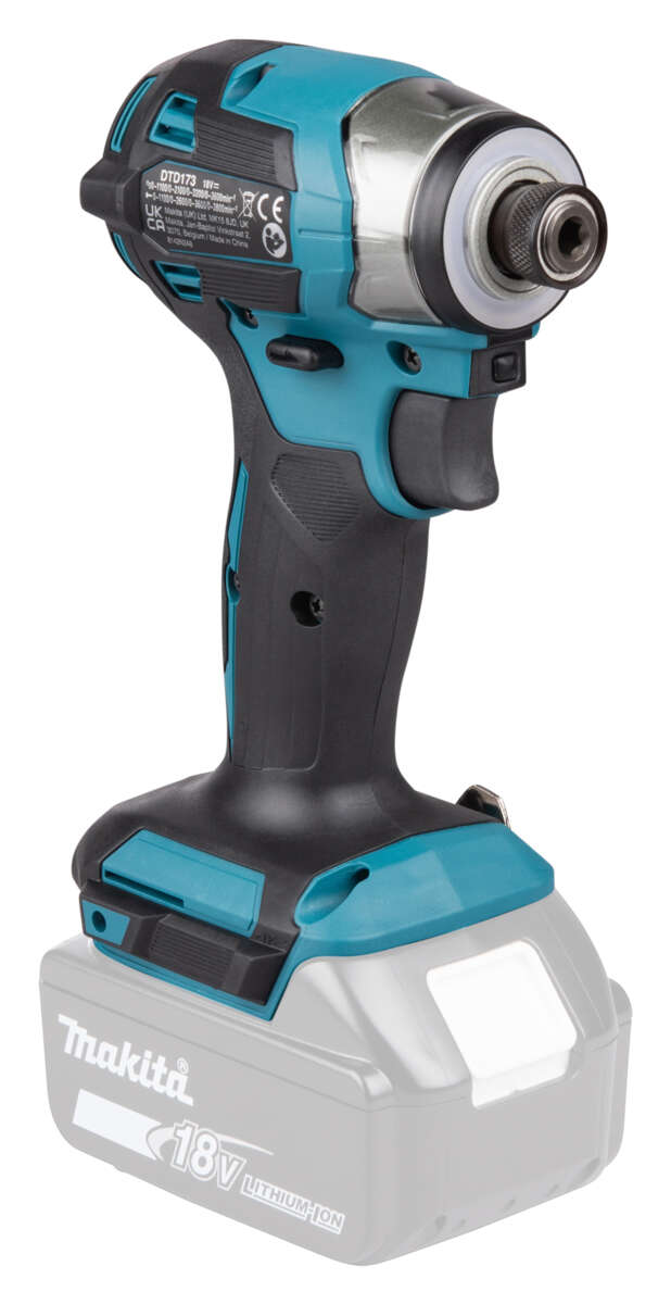 Makita DTD173ZJX2 slagskrutrekker u/batteri med bitssett