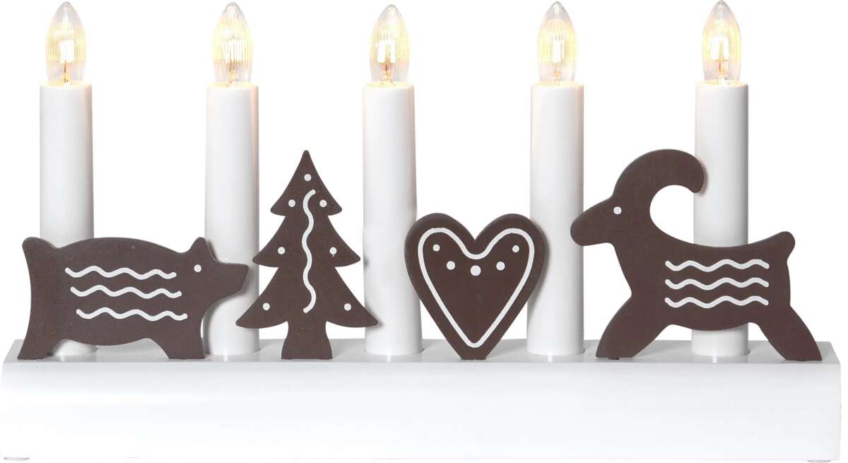 Julia Pepperkake 5-armet adventstake