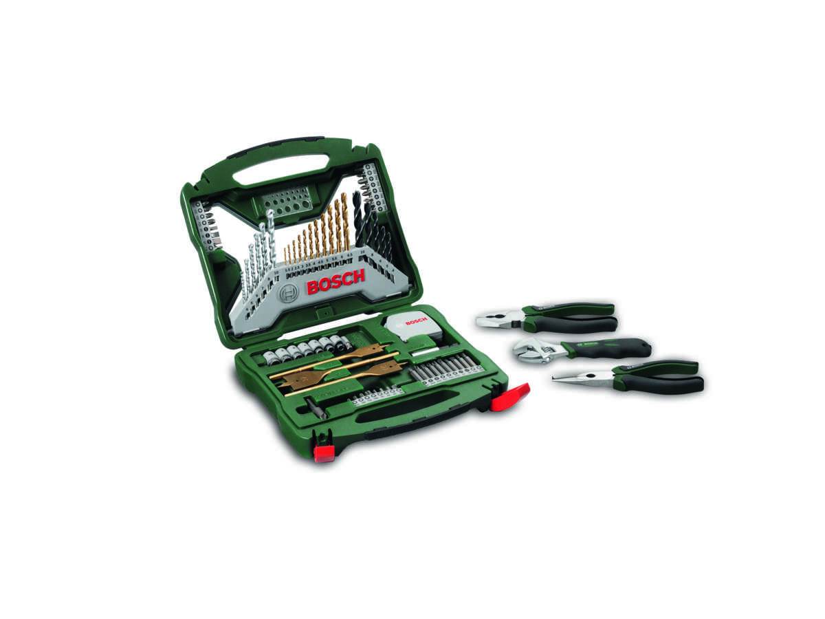 Bosch X-Line bor-/bitssett 70 deler m/tang
