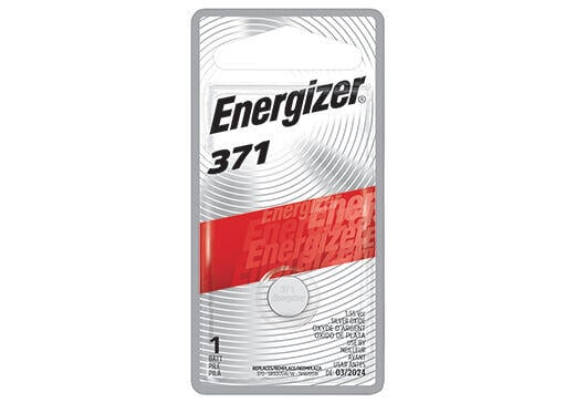 Energizer® Silver Oxide 371/370 batteri