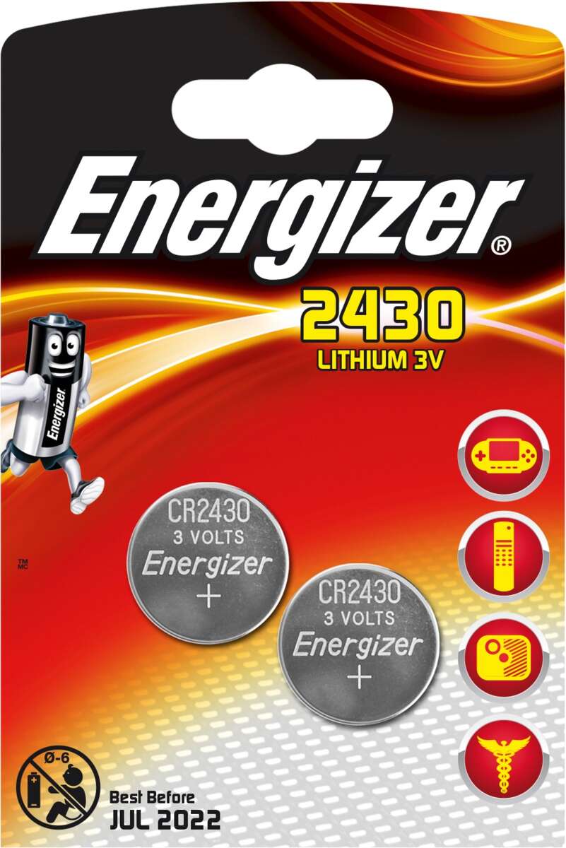 Energizer®batterier Lithium 2 pk