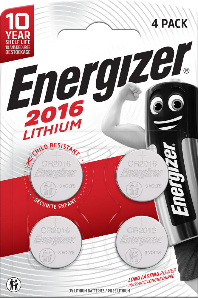 Energizer® batterier  Lithium 3V 4 pk