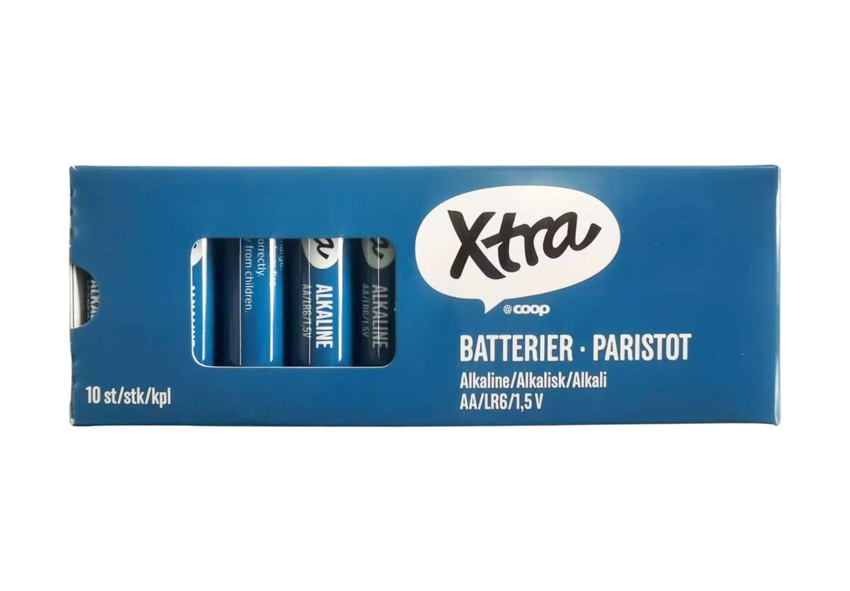 Batterier X-tra AA 10PK