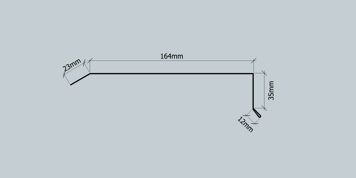 Verform Vindskibeslag universal 6"