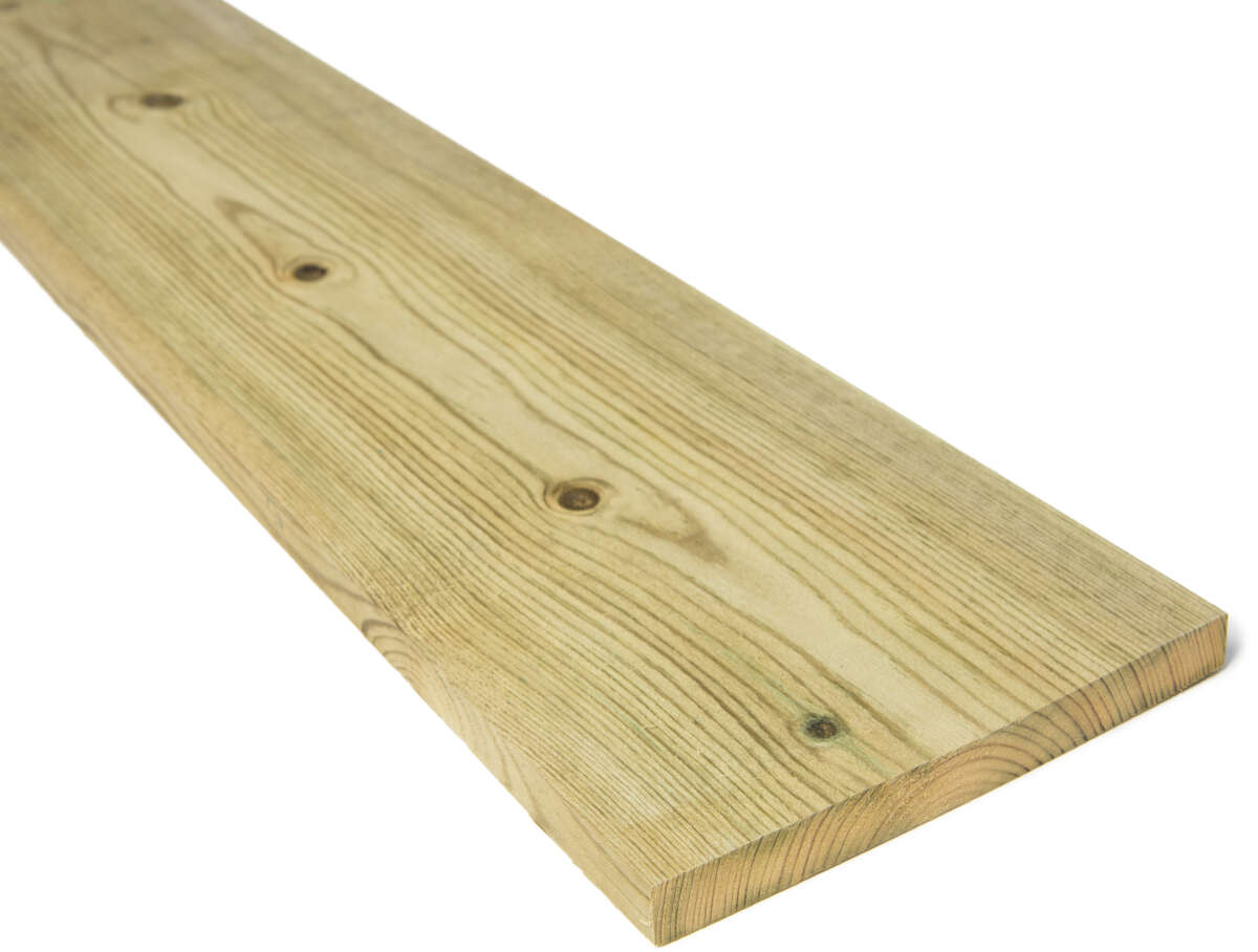 19x173 rektangulær impregnert kledning