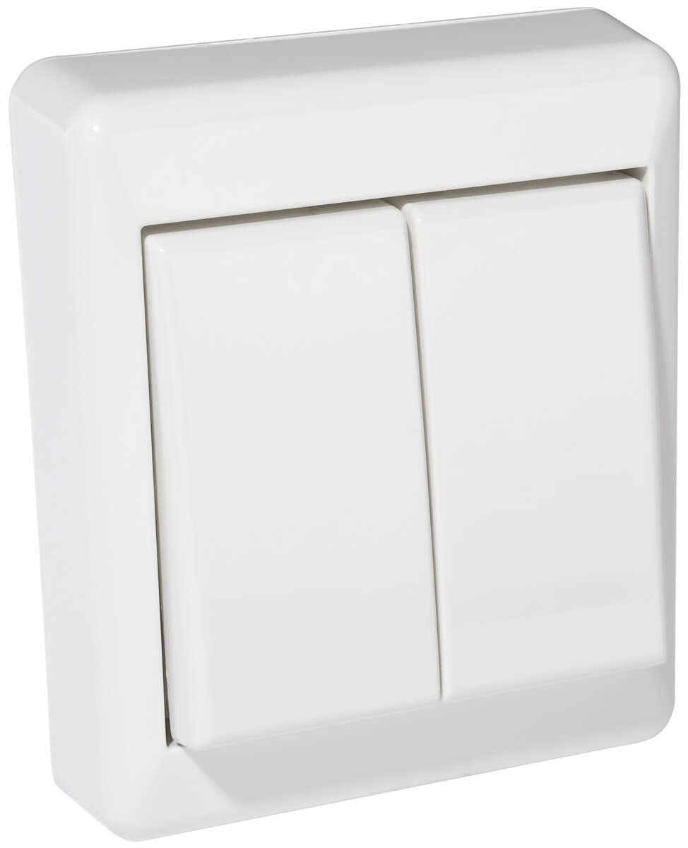 Elko RS16 utenpåliggende vegg strømbryter kronevender