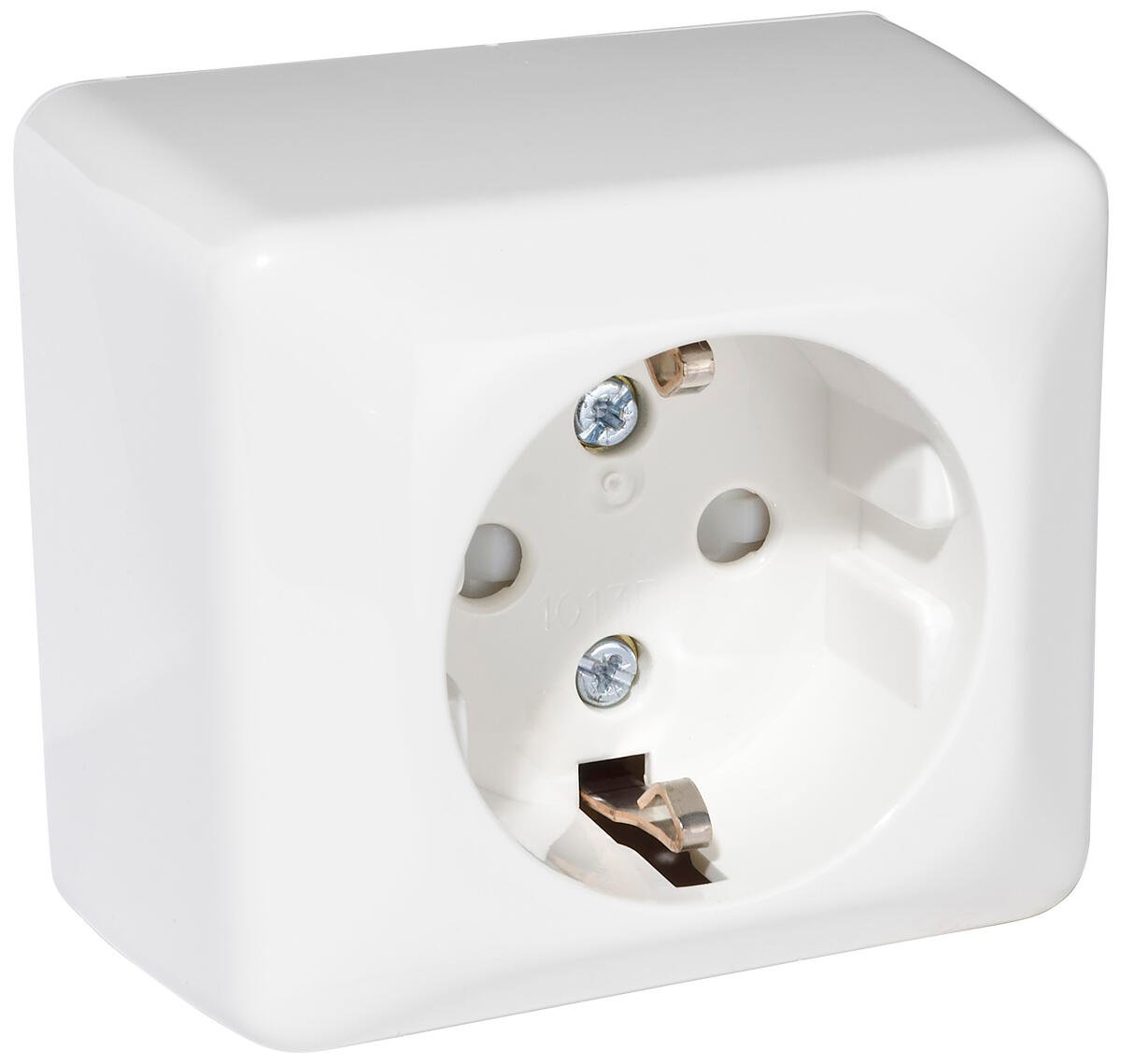 Elko RS 1-veis utenpåliggende stikkontakt m/jord