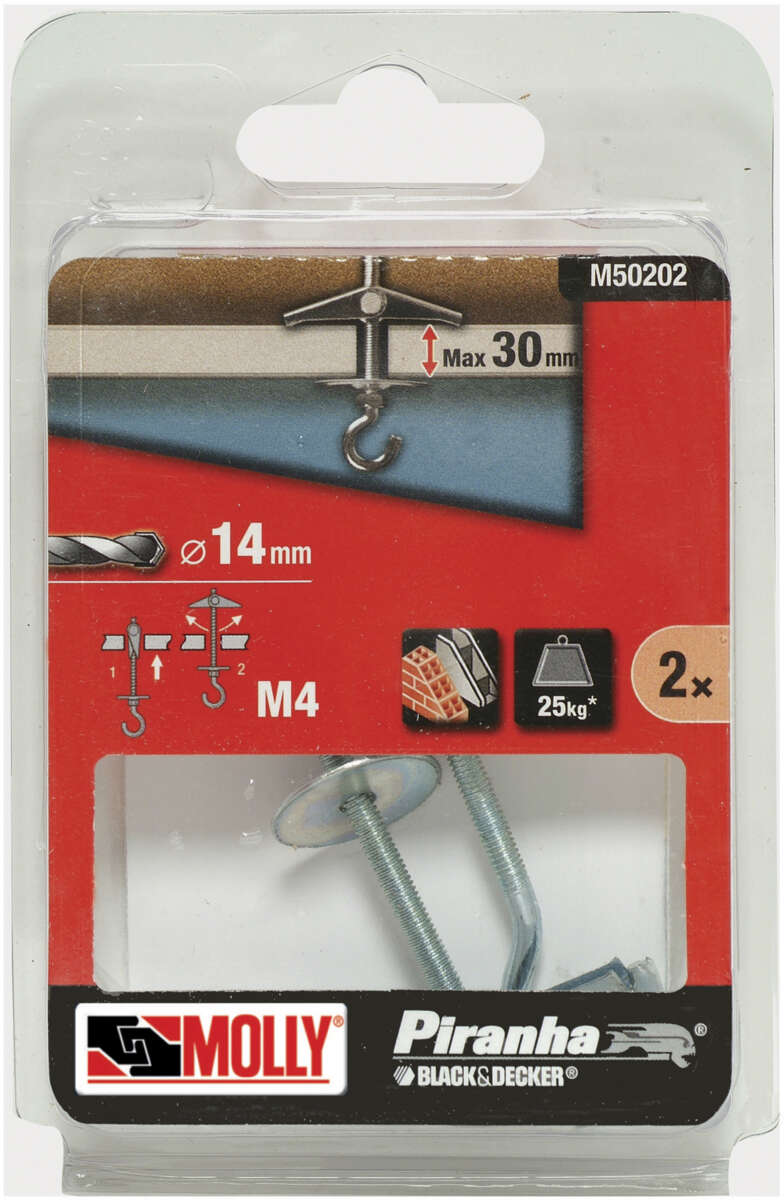 Molly M50202 takanker + krok Ø 14 mm