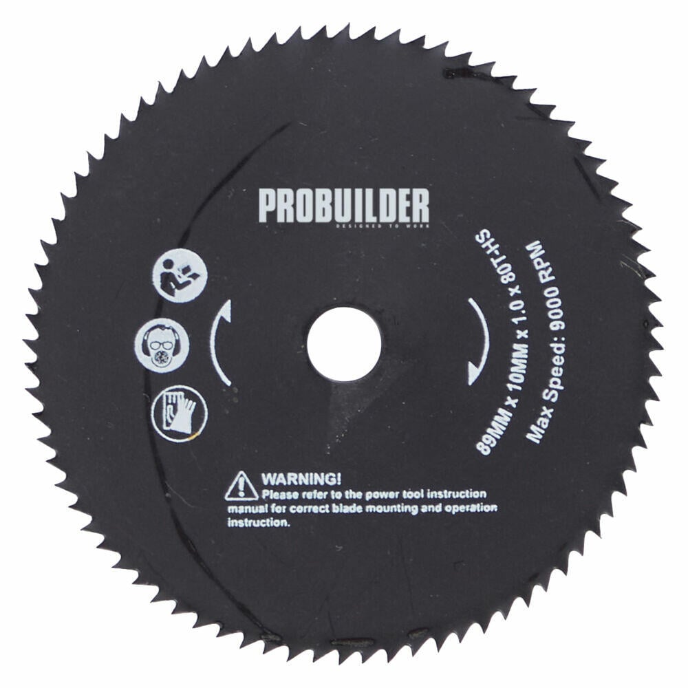 Sagblad HSS 89x10mm 80T for minidykksag