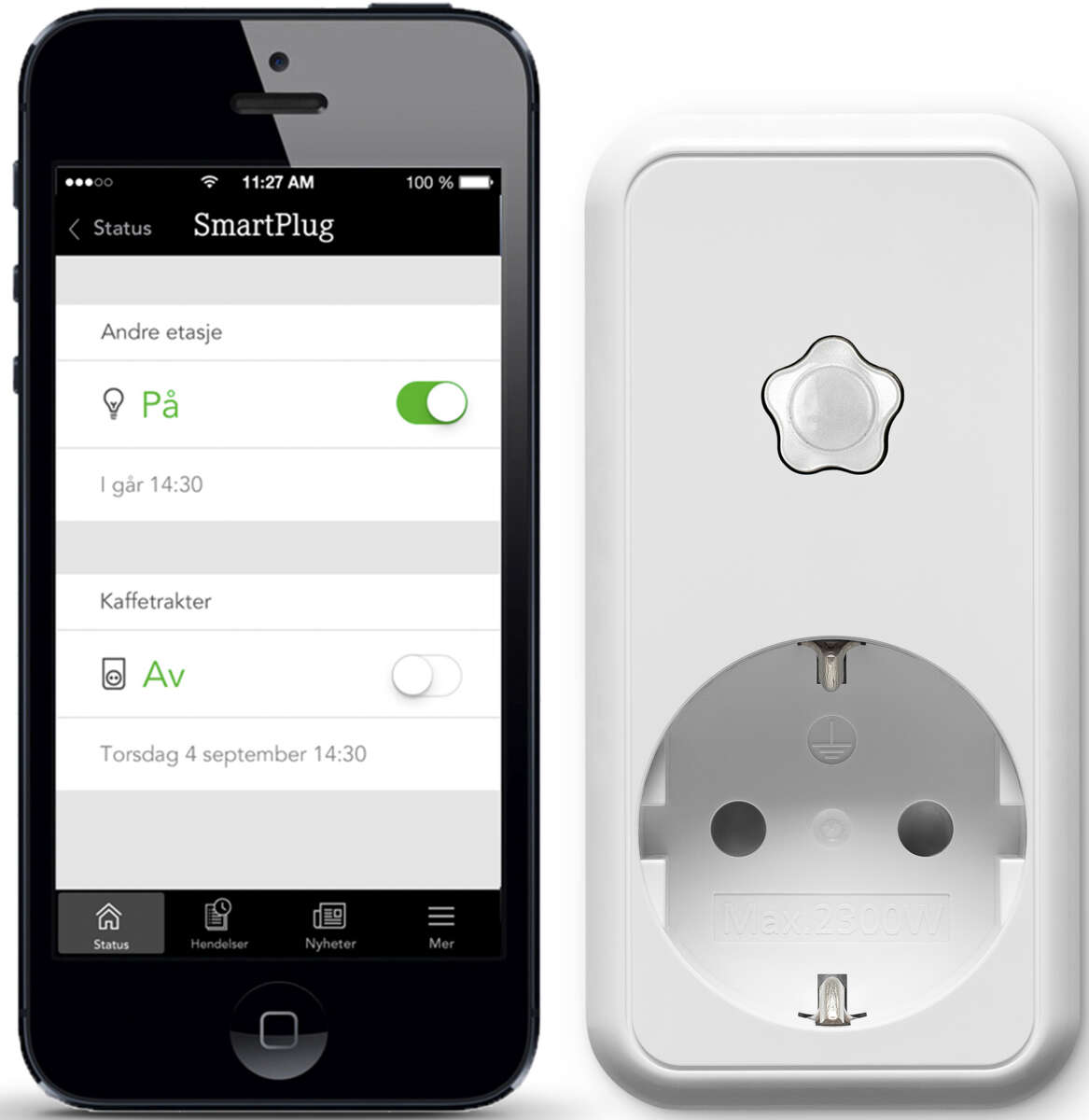 Verisure SmartPlug styringsenhet