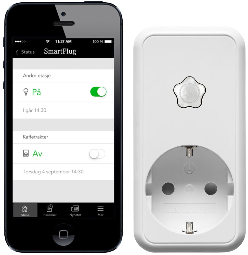 Verisure SmartPlug styringsenhet