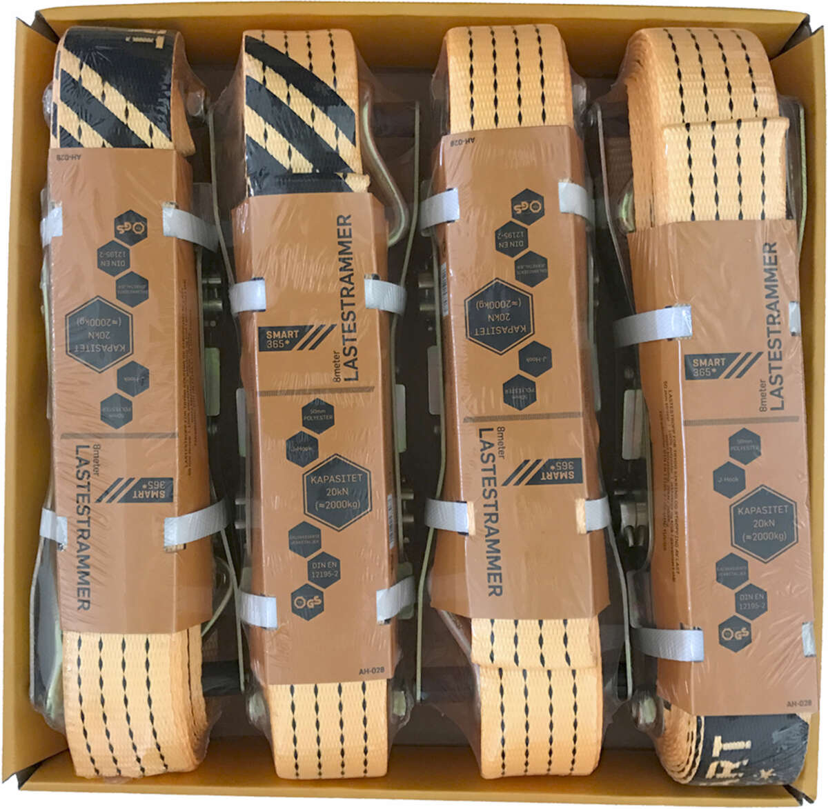 Smart 365* lastestrammer med J-Hook feste