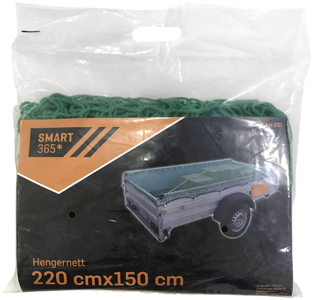 Smart 365* nett til tilhenger 220x150 cm