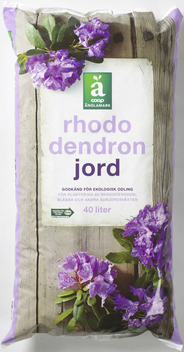 Änglamark Rhododendron jord