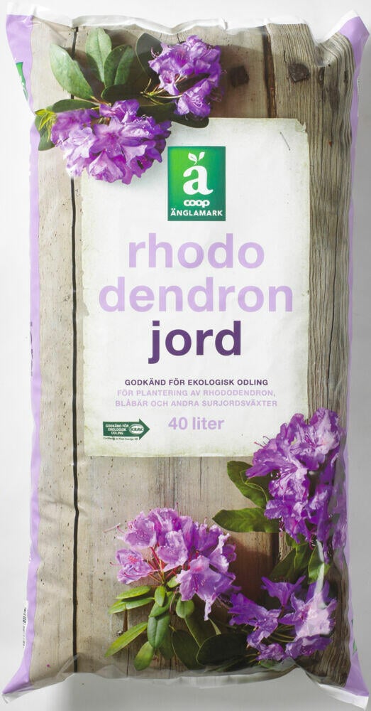 Änglamark Rhododendron jord