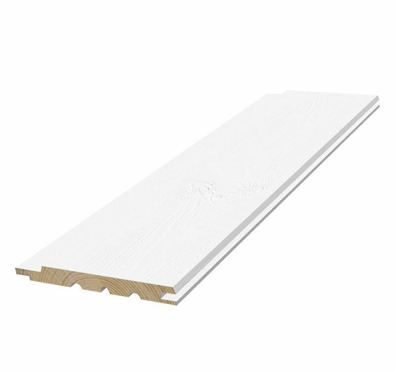13x120 Skygge skrå panel malt