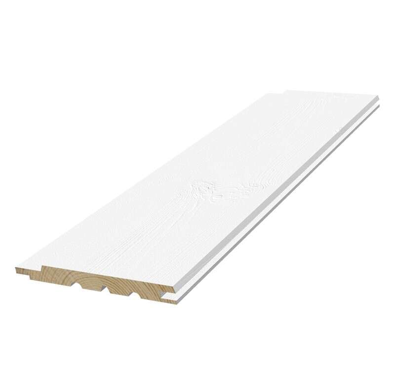 13x120 Skygge skrå panel malt