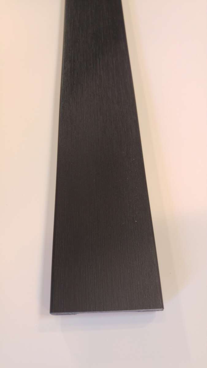 12x58x2440 karmlist WD4 i polystyren - sortmalt