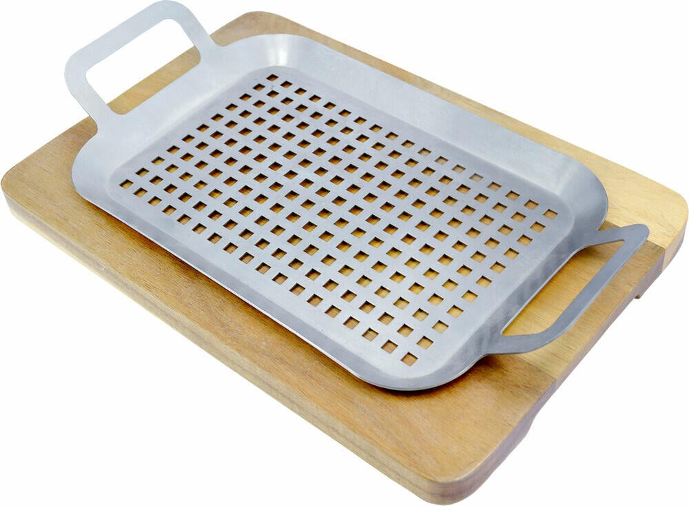 FCC grillbrett med treplate