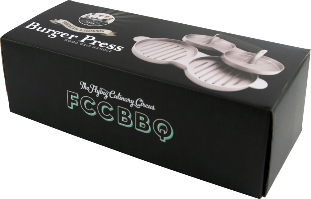 FCC hamburgerpresse dobbel