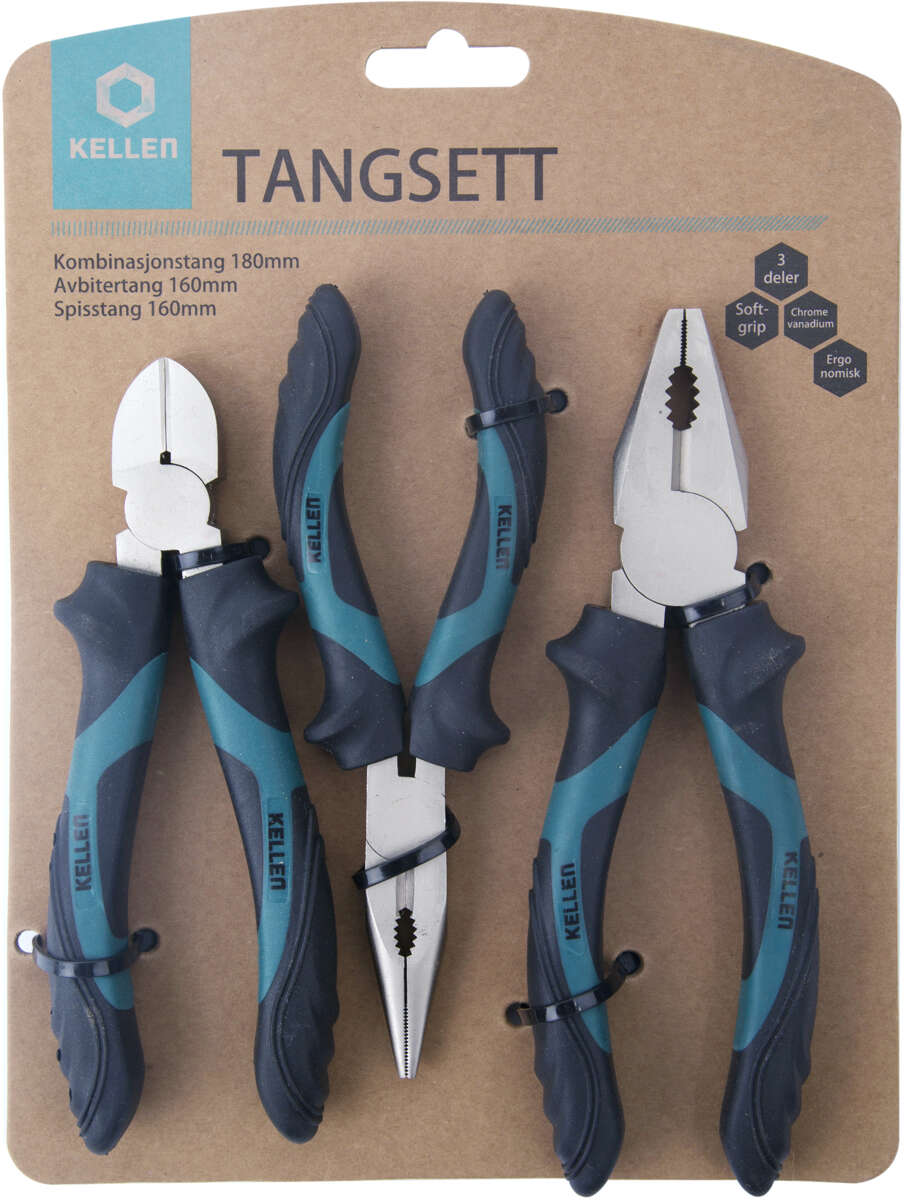 Kellen tangsett 3 deler