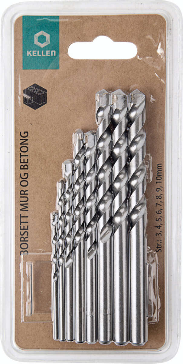 Kellen borsett til mur og betong