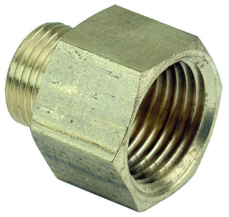 Nippel R15XR15 messing inn./utv. gjenger