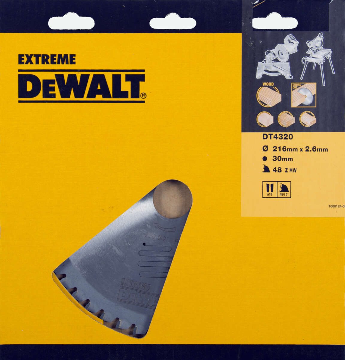 DeWalt sagblad 216X30X48T