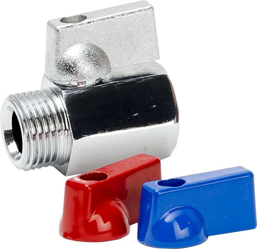 Minikuleventil R15 innv og utv gjenger