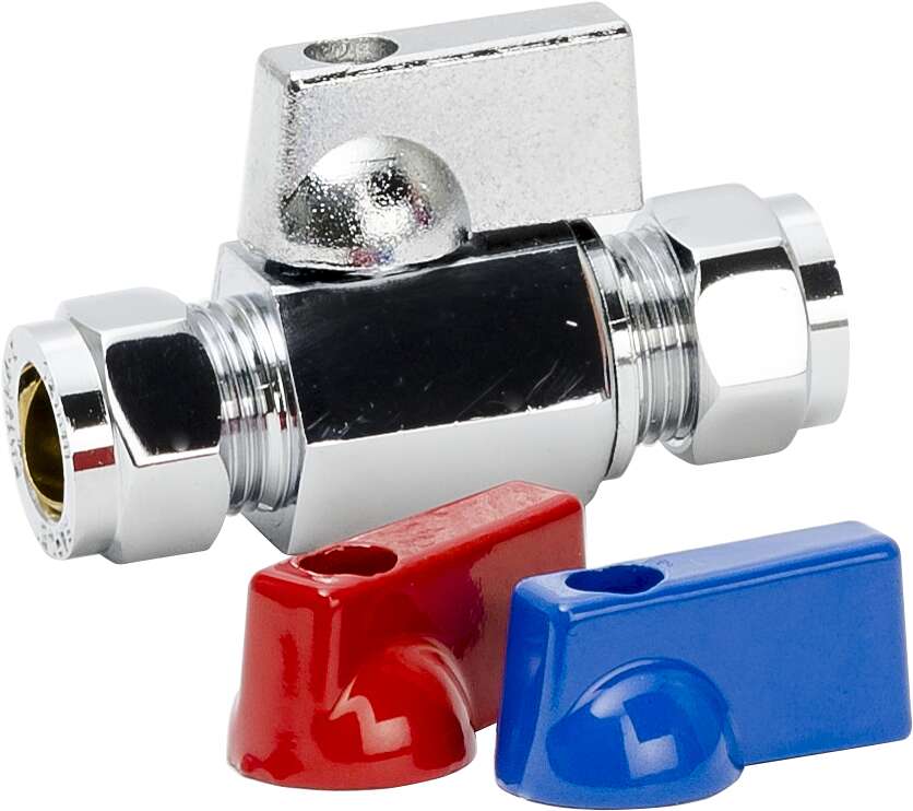 Minikuleventil klemringskobling 12 mm