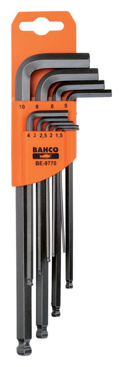 Bahco Unbrako foldesett 2,5-10mm BE-9777B