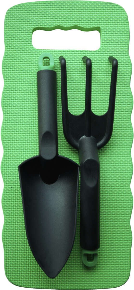 Kellen Garden sett med hageredskap