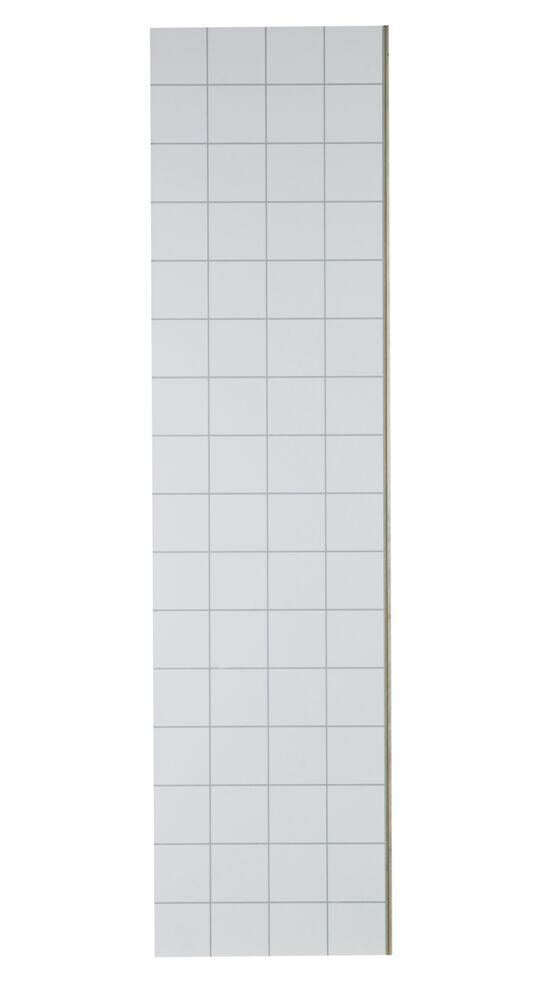 Fibo 3091-F25HG Denver White baderomsplate 2-pk