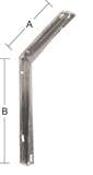 Hyllevinkel T-profil 300x400 mm