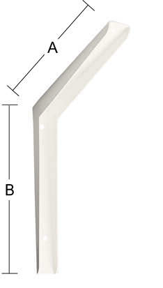 Hyllevinkel U-profil 300x400 mm