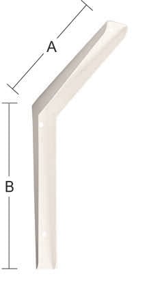 Hyllevinkel U-profil 300x400 mm
