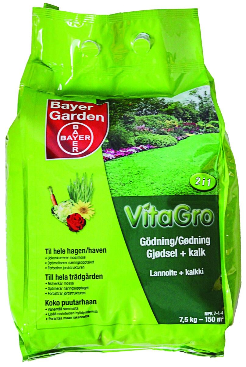 Bayer VitaGro gjødsel + kalk