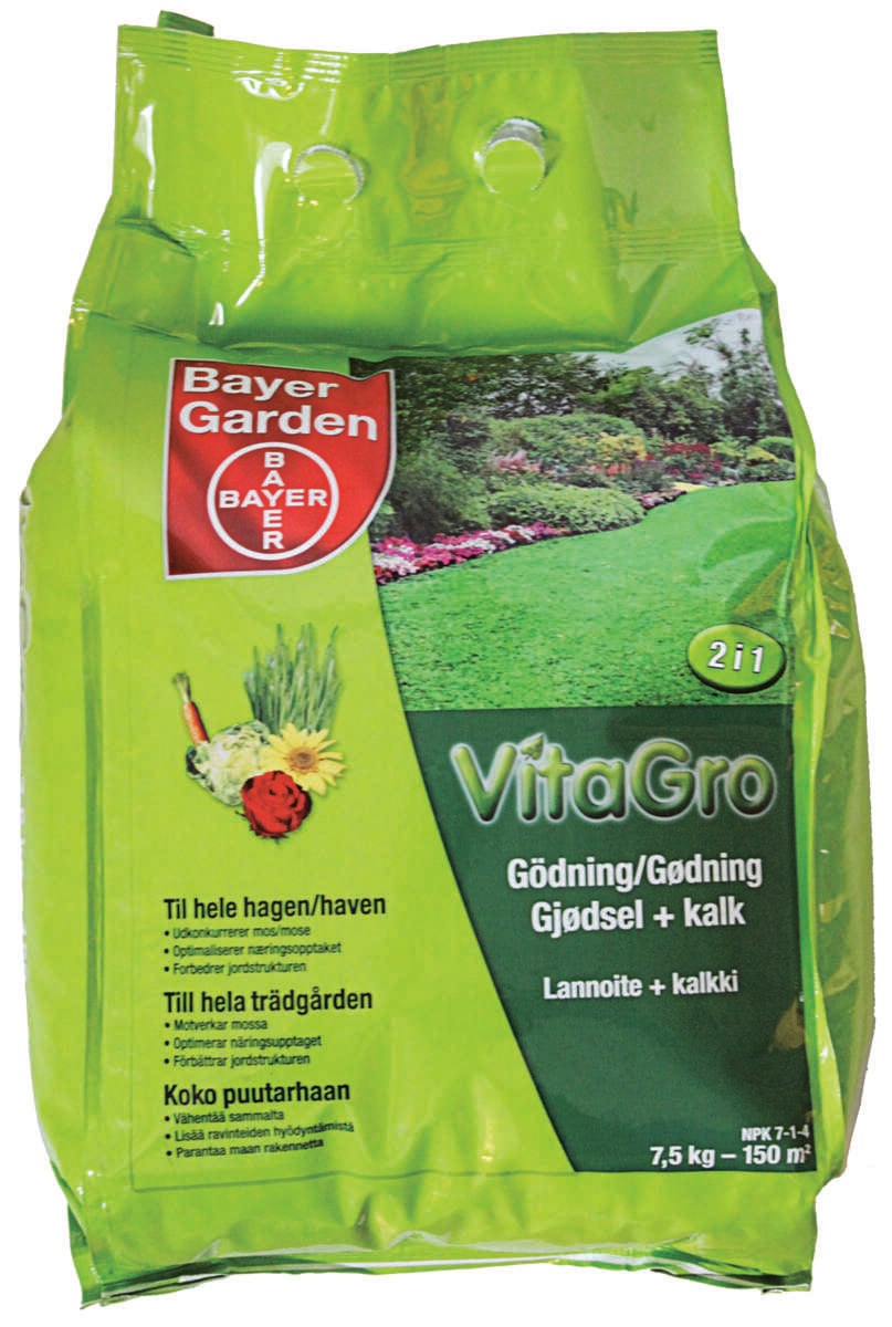 Bayer VitaGro gjødsel + kalk