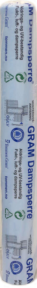 Bewi 2,6x15 m 150 my heftekant dampsperre