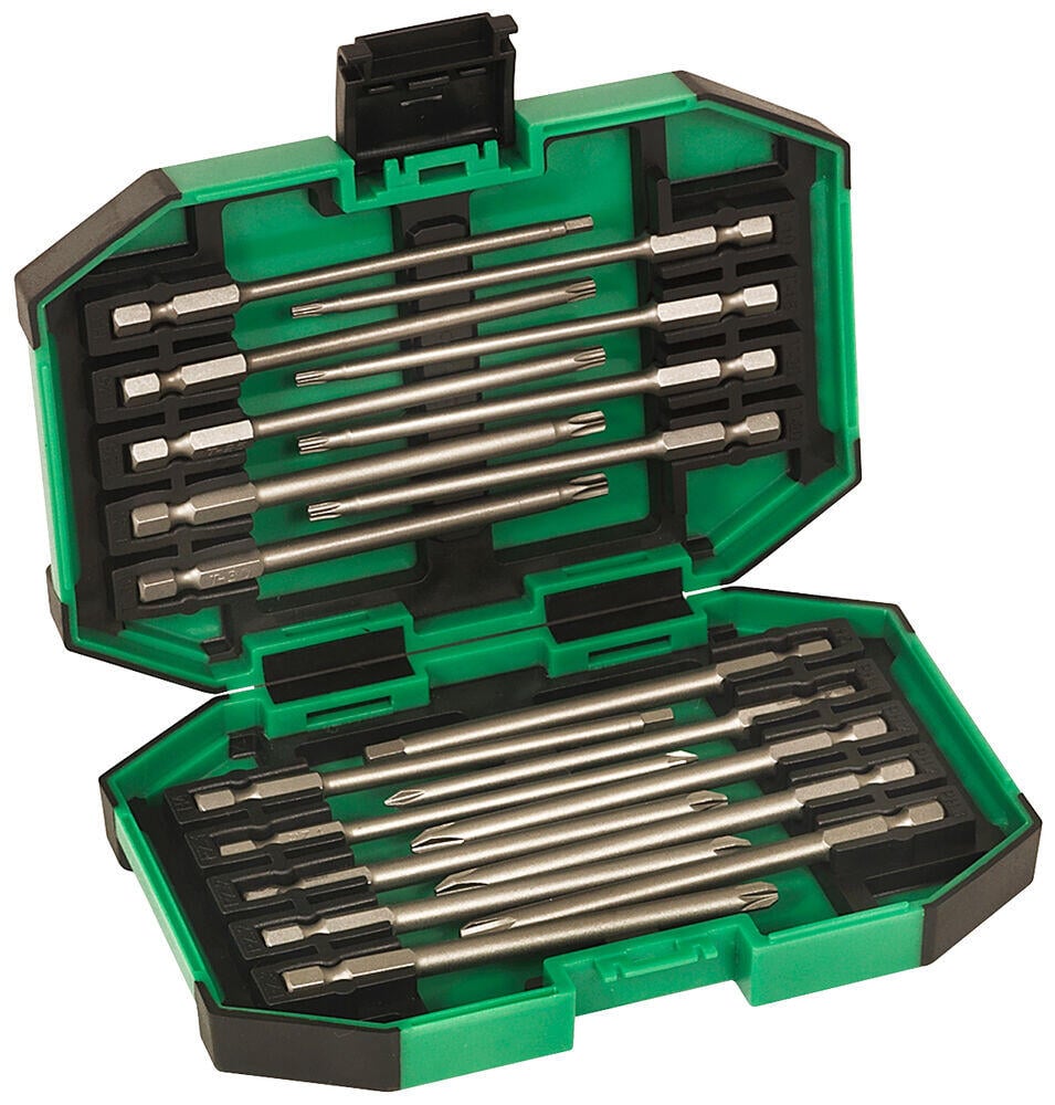 HiKOKI bitsboks 1/4" 100 mm assortert A19