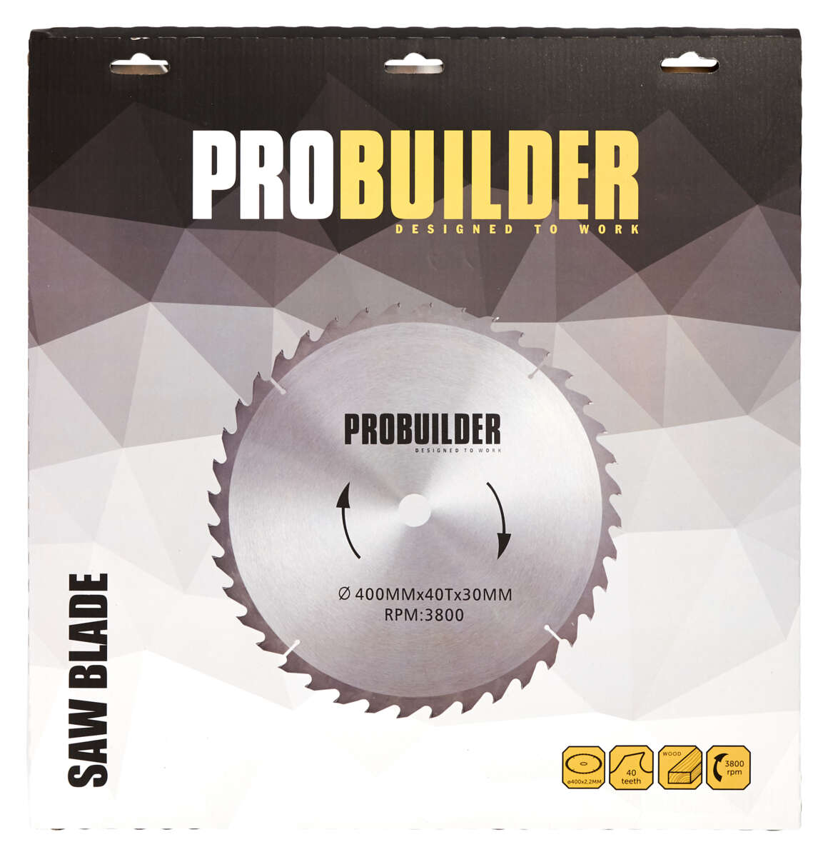 Sagblad vedkapp 400 x 30 x 3 mm 40T