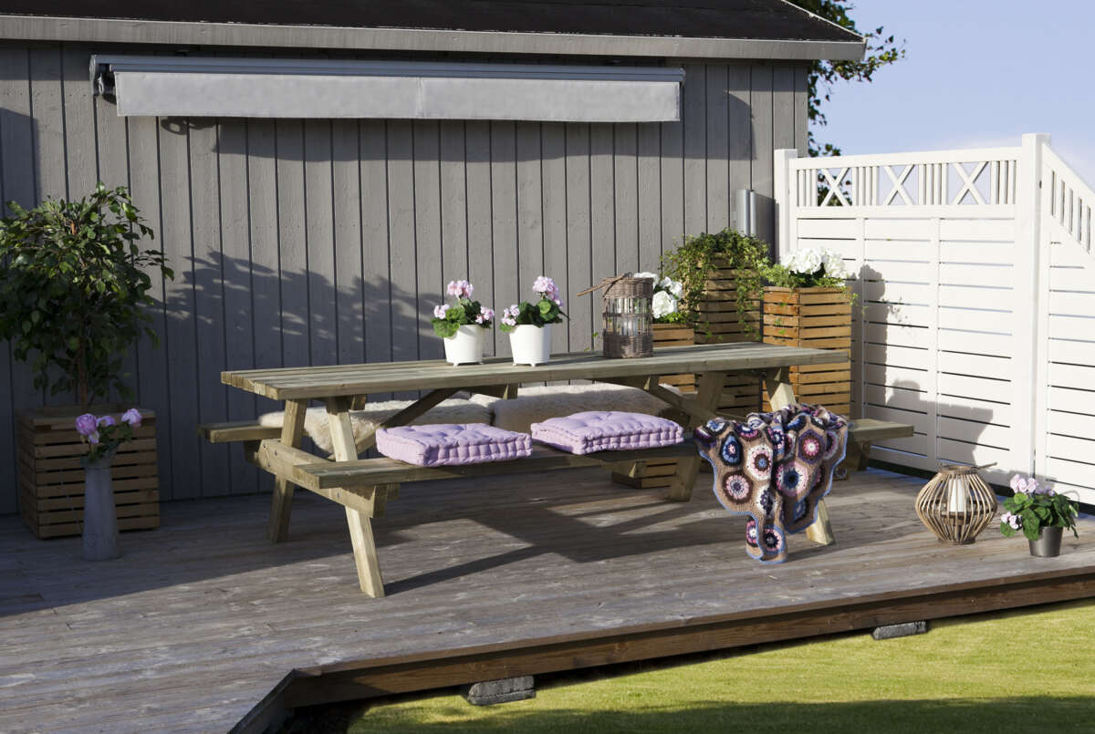 RKC Raste stor bord/benkesett