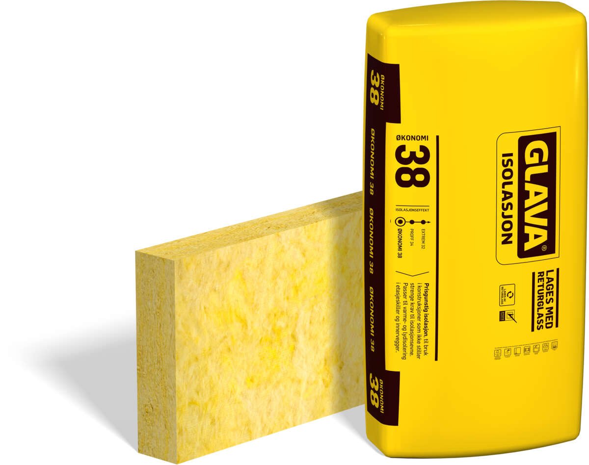 Glava Økonomi 38 Plate isolasjon
